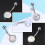 Belly Button Ring Pineapple Design 14G Banana Barbell 5 3
