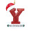 Christmas Letter Ornament Personalized Initial Y White 1