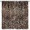 Leopard Print Curtains Brown Animal Texture 42x54 Inch 2 1