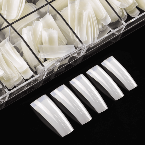 Coolmade acrylic nail tips natural color 500 pcs 1