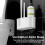 Toilet Bowl Brush Set with 2 Replaceable Heads 6