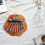 Solid Wood 8-Tone Thumb Piano with Lanyard 8
