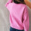 Women's Knitted Pullover Sweater with Bow, Long Sleeve 4