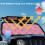 Foldable Pink Dog Paws Windshield Sun Shade for Jeep 4