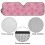 Foldable Pink Dog Paws Windshield Sun Shade for Jeep 6