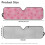 Foldable Pink Dog Paws Windshield Sun Shade for Jeep 5