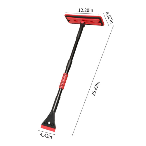 Retractable Snow Brush and Ice Scraper 36 inch 2