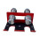 Barbell Holder for Squat Rack Vertical Red 5