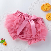 Newborn Baby Girls Bloomers Diaper Covers Cotton Lace