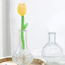 Soft Colorful Plush Flower Decor - 1 piece