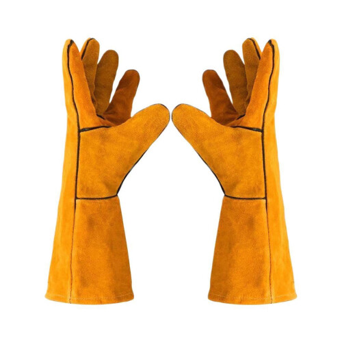 Cowhide Welding Gloves Thickened Double Layer Heat and Cut