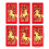 Cartoon Horse Red Envelopes 6PCS New Year Blessings 3