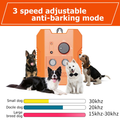 Dog Bark Deterrent Device Rechargeable 3 Modes 50 ft Range 2