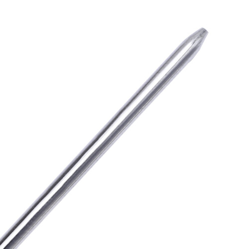 Silver Knitting Needles Large Eye 9 Pcs 2