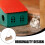 Wooden Hamster Hammock Hanging Swing for Dwarf Hamsters and 5