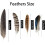 Turkey Pheasant Duck Feathers for Crafts 40 pcs 2
