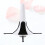 White Trumpet Tripod Stand with Detachable Metal Bracket 6