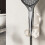 Shower Head Holder Adjustable Angle White Wall Mount with 6