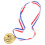Golden Competition Medals Smooth Edges 5 pcs 7