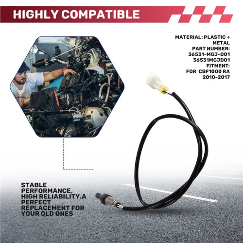 Motorrad-Sauerstoff-O2-Sensor Lambda-Sensor 36531-MGJ-D01 36531MGJD01 für  CBF1000 RA 2010-2017 2