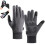Winter Gloves Unisex Thermal Waterproof Gray 1