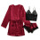 Women's Satin Nightgown Sleepwear 1 Piece 2