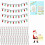 Christmas Lights Stickers 32 pcs Red Green Dimensional 1