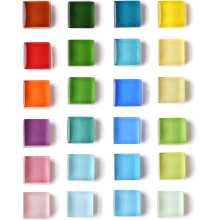 Glass Refrigerator Magnets Decorative 24 Pack 0.39 Inch