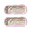 Hard Shell Eyeglasses Case Clear Pink 2 Pcs 1