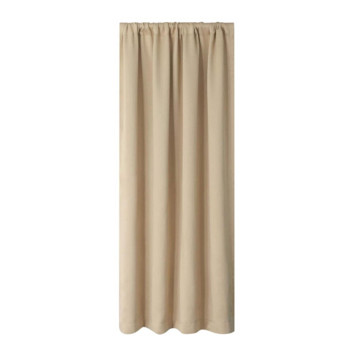 Blackout Curtains Thermal Insulation 96x160cm Beige