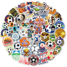 Soccer Trophy Stickers PVC World Cup UEFA 50-Pack