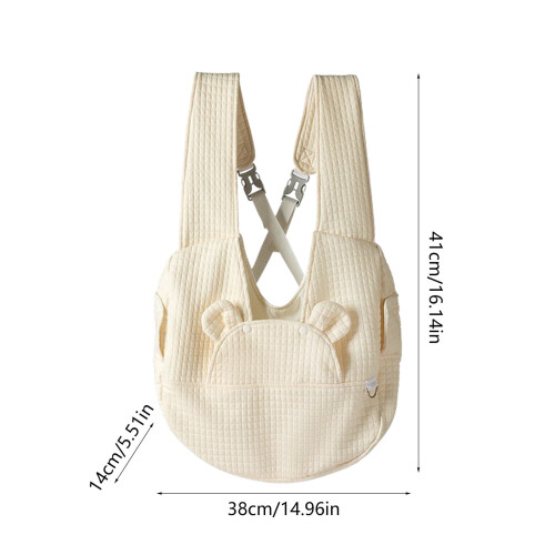 Rabbit Pet Backpack Winter Thickened Plush Carrier Bag for 1