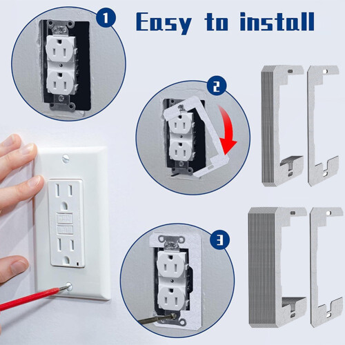 Wall Plate Receptacle Spacers for Outlets Electrical Box 2