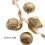 Vintage Glass Christmas Ornaments Irregular Shape 4 Pcs 3