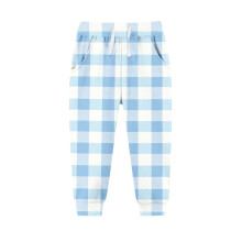 Royal Blue Fuzzy Trousers for Kids Winter Casual Pants