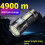 LED Magnetic Flashlight COB Work Light 6 Modes 800mAh 4
