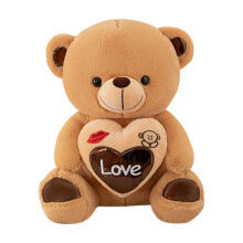 Valentine's Teddy Bear Plush Toy with Heart Design