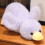 White Duck Plush Pillow Doll 1pc 1