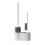 Toilet Bowl Brush Set with 2 Replaceable Heads 2