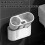 Toilet Bowl Brush Set with 2 Replaceable Heads 5
