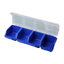 Plastic Multi-Compartment Organizer Box 12 Compartments