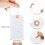 Large Price Tags with Elastic String 100 pcs 4.76 x 2.36 in 2