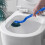 Toilet Brush with Plastic Bristles Long Handle 5