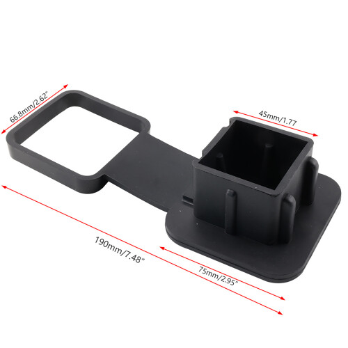 Rubber Hitch Receiver Cover 2" x 2" Mud-Proof 2