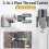 DN15 Pipe Threading Tool for Domestic Water Pipes 5