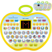 Learning Tablet Toy for Toddlers Yellow 1 Pack
