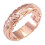 Rose Gold Flower Ring for Women Minimalist Stackable Size 10 1