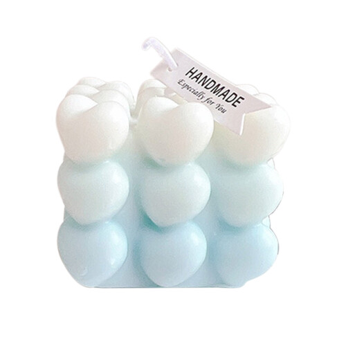 Square Gradient Geometric Scented Soy Candle 1 Pack 1