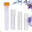 Silver Knitting Needles Large Eye 9 Pcs 4