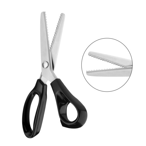 9 inch Pinking Shears Fabric Cutting Triangle Zig Zag